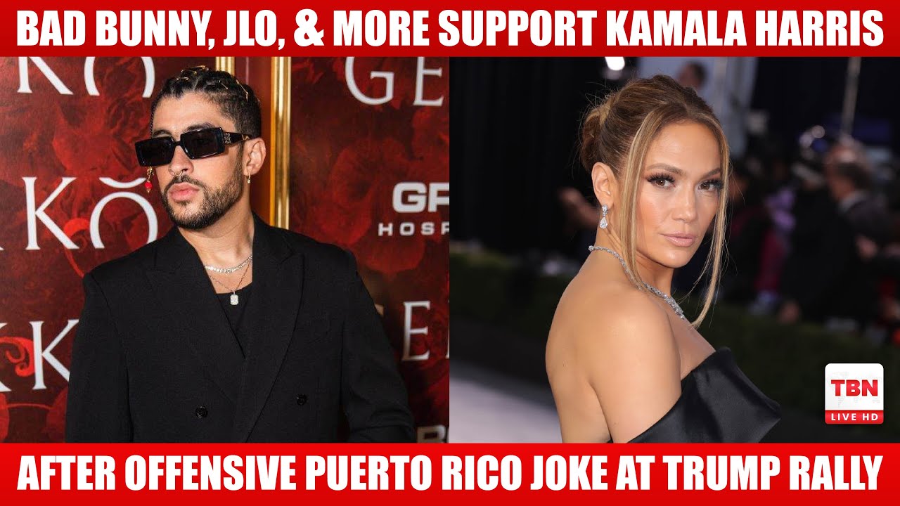 Bad Bunny, JLo, & More Support Kamala Harris After Offensive Puerto Rico Joke at Trump Rally