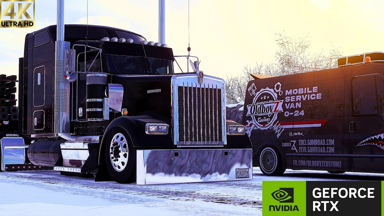 ATS 1.57 Mods | 4K-RTX | Minnesota - Great America Rusted Poles with ...