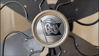 1930S R&M Type 1604 16 Oscillating Fan