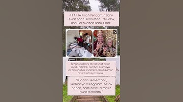Pengantin Baru tewas saat Bulan Madu ! #viral #hotnews #gosipartishariini