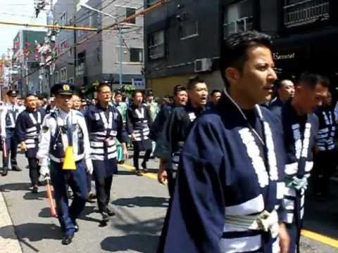 平成24年 三社祭 大行列木遣り