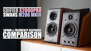 Swans HiVi M200 MKIII+ vs Edifier S2000Pro  ||  Sound \u0026 Frequency Response Comparison