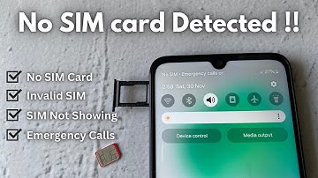 How to Fix No SIM Card, Invalid SIM Problem or No SIM card Detected On Android Phone (New Update)