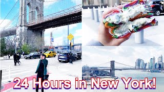 24 Hours in New York City before COVID-19 Pandemic / Travel Vlog / NYC Destinations & Food Guide screenshot 2