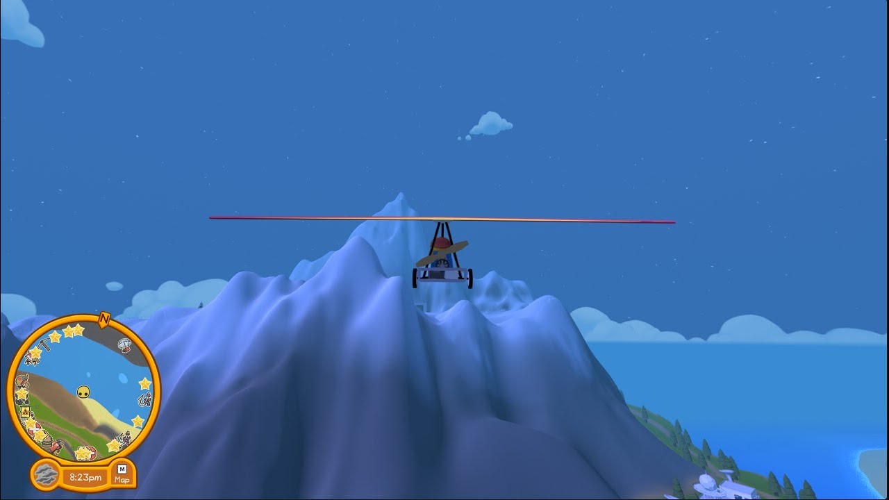 E2 Flying to a mountain