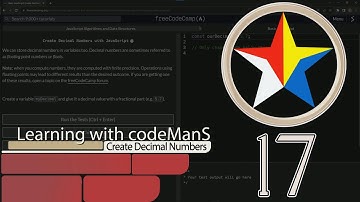 JavaScript Basic 17: Create Decimal Numbers | FreeCodeCamp |