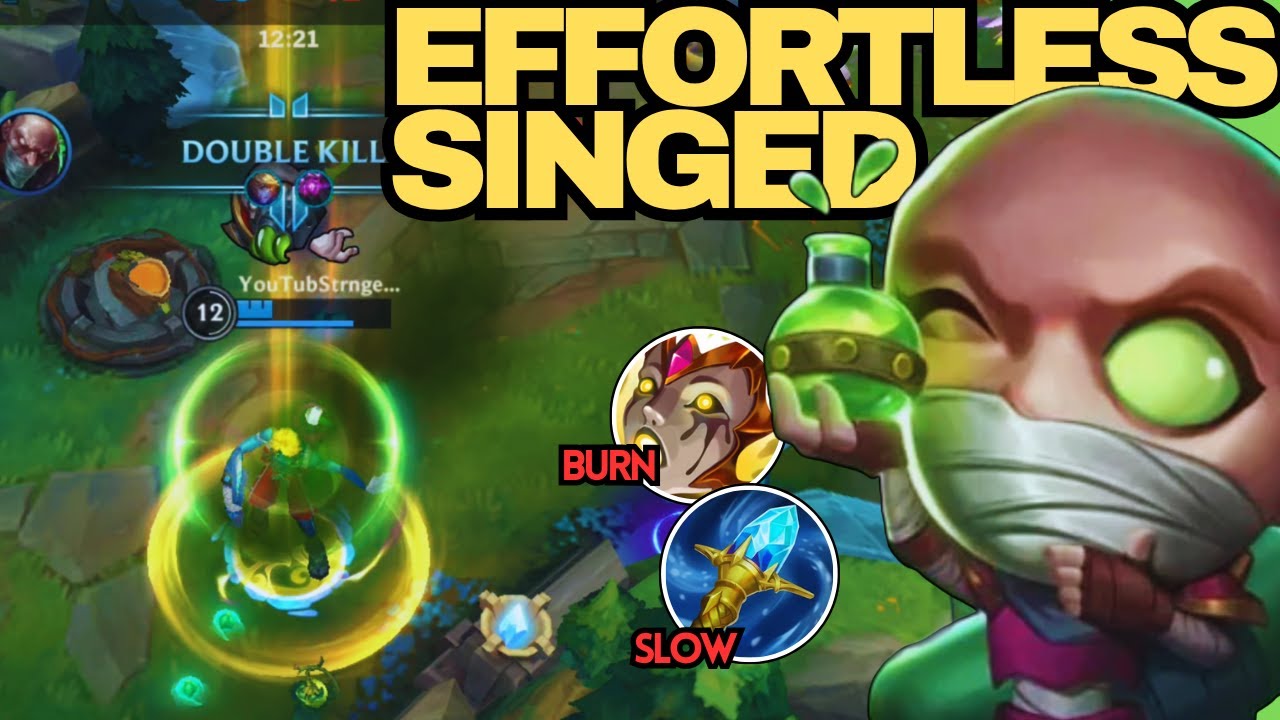 HOW SINGED WINS GAMES WITHOUT SO MUCH EFFORT (WILD RIFT)