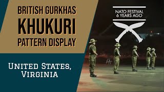 Khukuri Pattern Display By The Gurkhas In Usa 6 Years Ago The Gurkhas