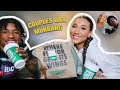 Couples Q&A Mukbang (WING STOP!!!) + Giving our Puppy a Bath