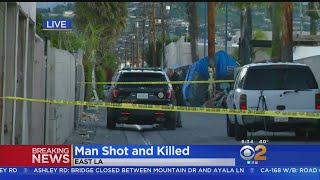 Man Found Shot Behind Wheel Of Car In East LA Alley