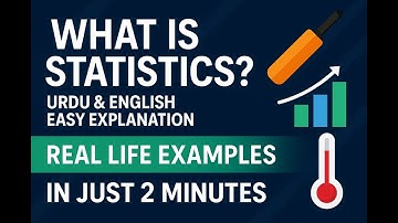 What is Statistics? | Introduction to Statistics in Urdu/Hindi | Statistics Explained for Beginners