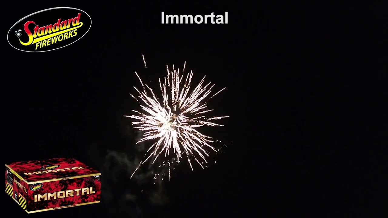 Immortal by Black Cat Fireworks - 125 Shot Single Ignition Barrage (Duration: 65 Seconds)