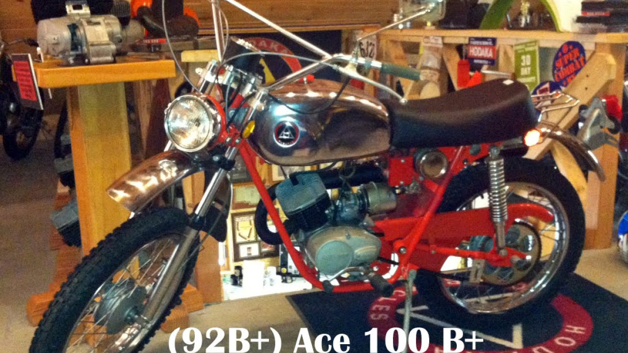 Hodaka (92B+) Ace 100B+ Model Specifications - YouTube