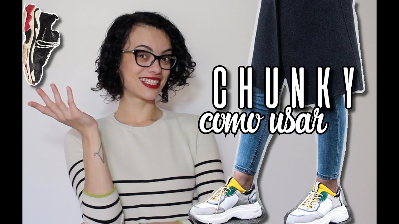 tênis burn chunky sneaker feminino