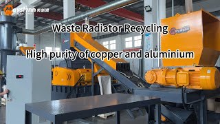 Mayslynn Radiator Recycling Machine – High-Efficiency Waste Radiator Copper Recovery System
