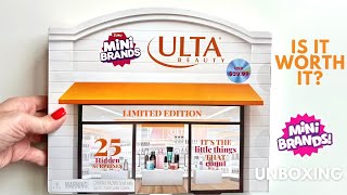 UNBOXING Ulta Mini Brands Advent Calendar - Beauty Makeup Miniatures 