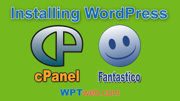 Installing Wordpress On cPanel With Fantastico Deluxe - WordPress Tutorial 5