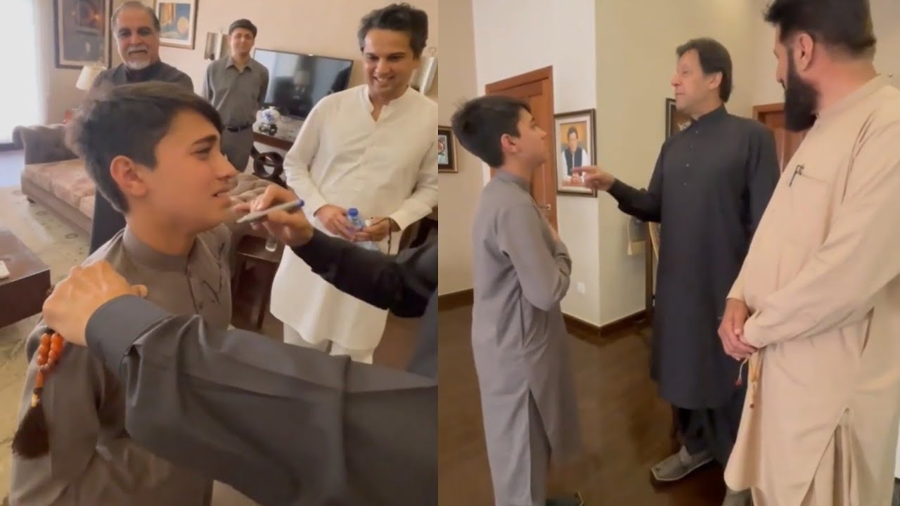 Viral pathan boy keeps crying infront of Imran Khan and then..