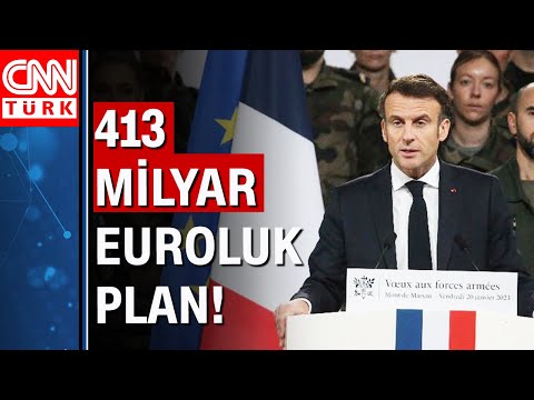 Macron, Fransız ordusunun bütçesini açıkladı! Fransa'dan dev ordu bütçesi