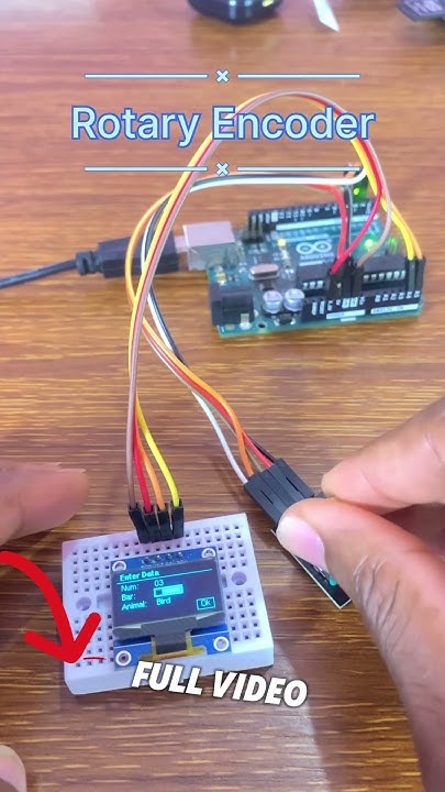 Arduino Projects: Menu navigation using Rotary Encoder #shorts #arduino ...