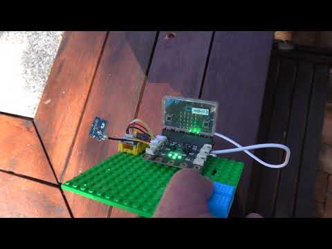microbit Ultra Violet Radiation Indicator -  ThingSpeak link