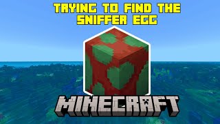 Literally Just Searching For The Minecraft Sniffer Egg For 120 Minutes (ROAD TO 4K)