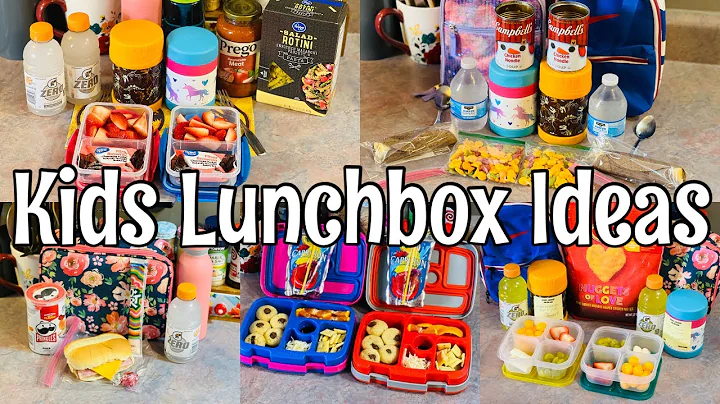 Whats in my Kids Lunchbox | Lunch Ideas for School...