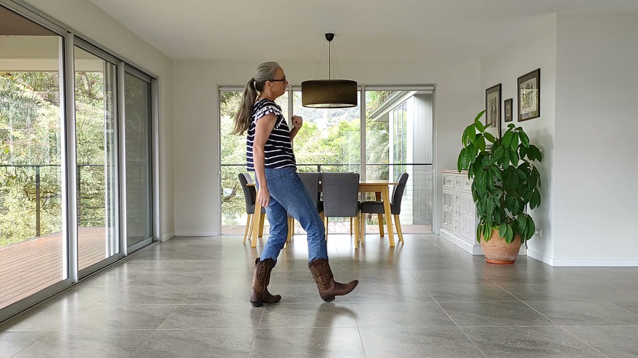 Brown Eyed Girl Line Dancing Tutorial and Demo Video