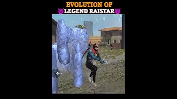 The Evolution Of Raistar Gameplay🗿😈#ffshorts#raistar