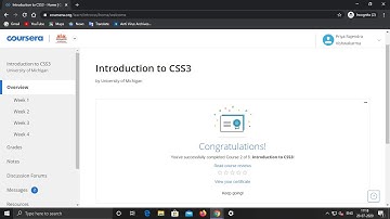 Introduction to CSS3 || Week1 || Peer-graded Assignment || Coursera