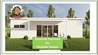 Essential practices for modular home - 1,2,3,4 Bedroom Modular homes