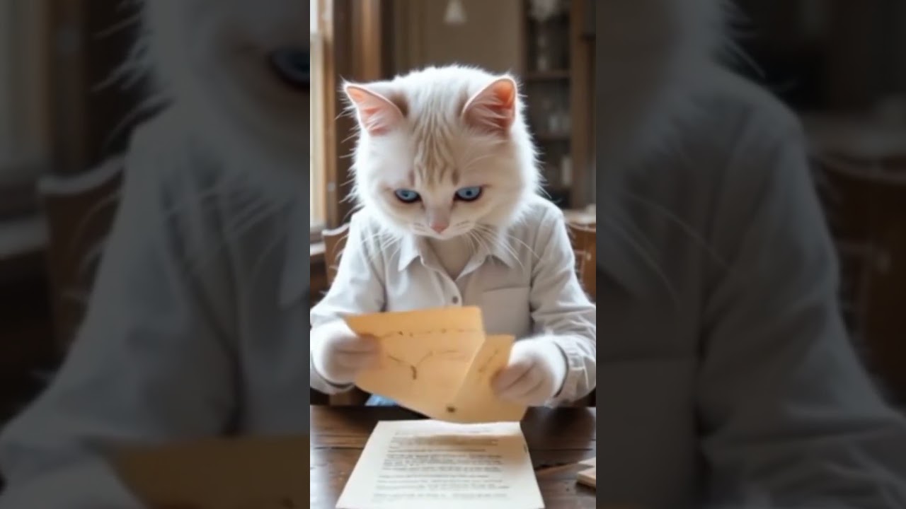 The Lost Letter 💌 | Emotional Human-Like Cat Story That Will Make You Cry