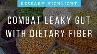 Combat Leaky Gut with Dietary Fiber | Research Highlight
