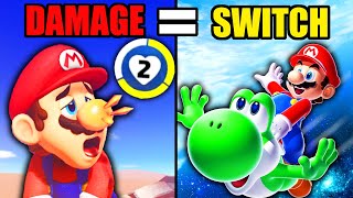 If I Take Damage the 3D Mario Game Switches