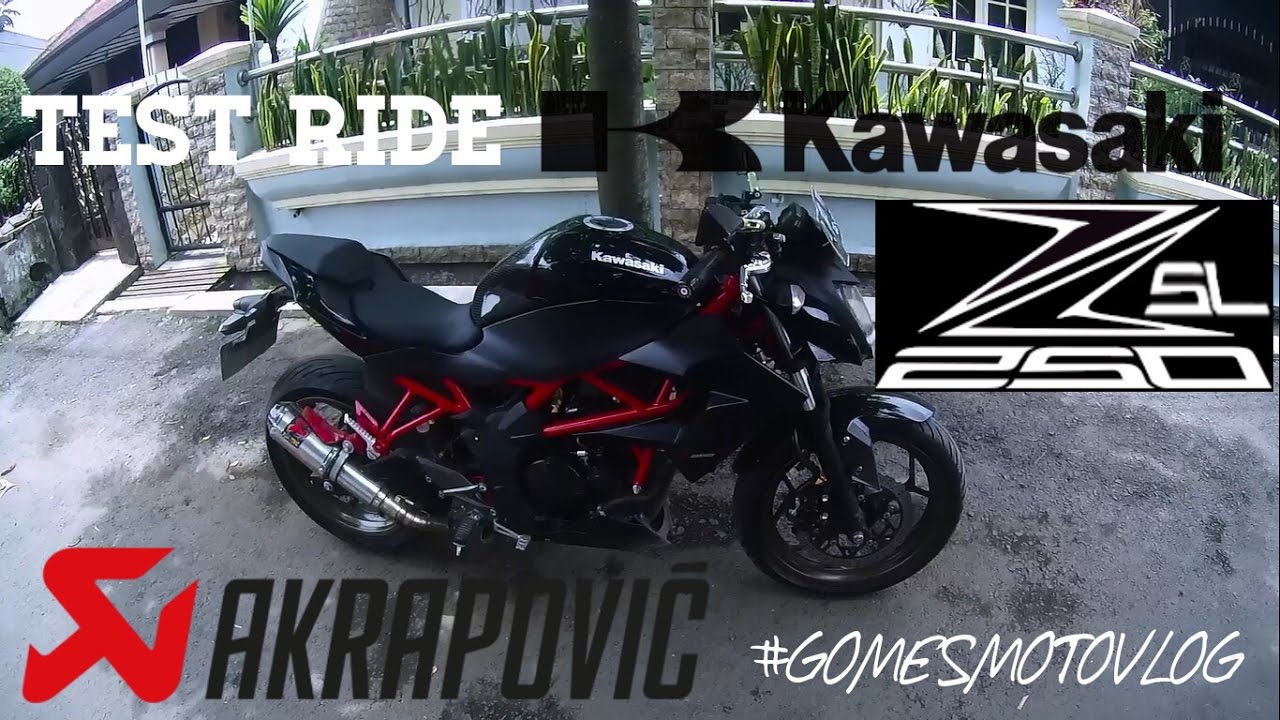møbel udløser hjerne Test Ride Motor Kawasaki Z250SL with AKRAPOVIC + sedikit review - YouTube