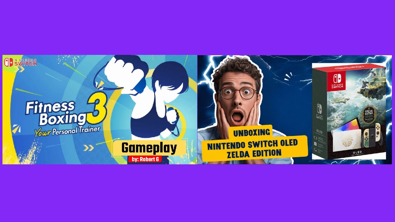 Fitness Boxing 3: Your Personal Trainer - Nintendo Switch Gameplay & Nintendo Switch OLED Unboxing