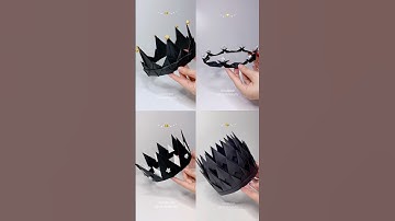 Paper Crown - King Crown 👑 Which one do you like most? #papercrafts #papercrown