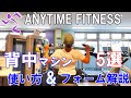 【おすすめ】エニタイムフィットネスで出来る背中マシン５種目を紹介！【初心者必見】