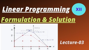 Linear Programming L3 || Class-12 || CHSE ||Exercise-3(a) Q.No.9 to 11 ||