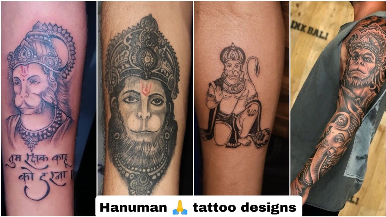 Most Powerful and Divine Lord Hanuman Tattoo Design Ideas  Tikli