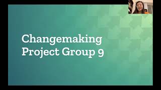 Changemaking Project Presentation - Group 9