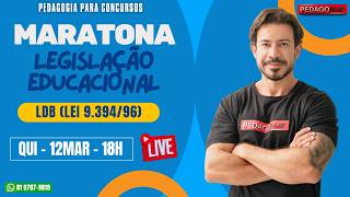 🔴 Ao vivo | Maratona de Legislação Educacional – LDB para Concursos
