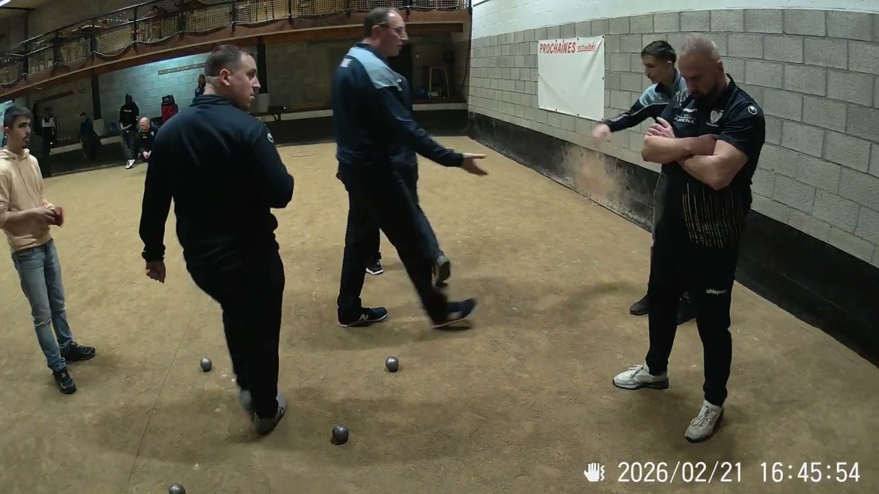 Pétanque, National 2 2025/26, Rencontre 2, Schumi&Longfils&Flawinne, Partie 1/5