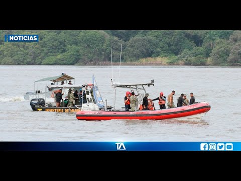 Buque de Armada brasileña se impactó contra puente peatonal