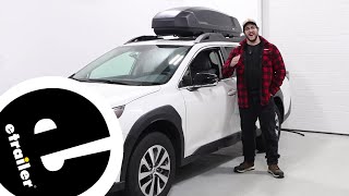 etrailer | Thule Force 3 Sport Rooftop Cargo Box Test Fit - 2025 Subaru Outback Wagon