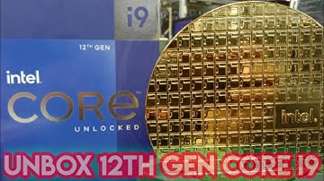 CORE i9 12th GEN PROCESSOR UNBOXING.