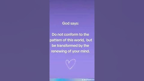 God Says: Don