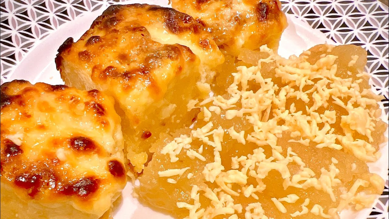 Easy CASSAVA CAKE recipe with melted cheese toppings 😍❤️👍