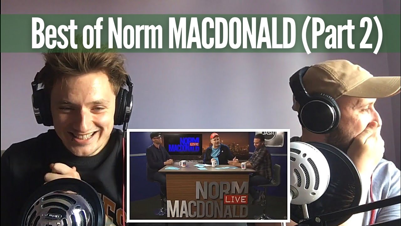 Реакция на Норма Макдональда — лучшие шутки (часть 2) | #IrishReact
