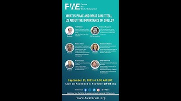 FWE Webinar | What is PIAAC and what can it tell us about the importance of skills?